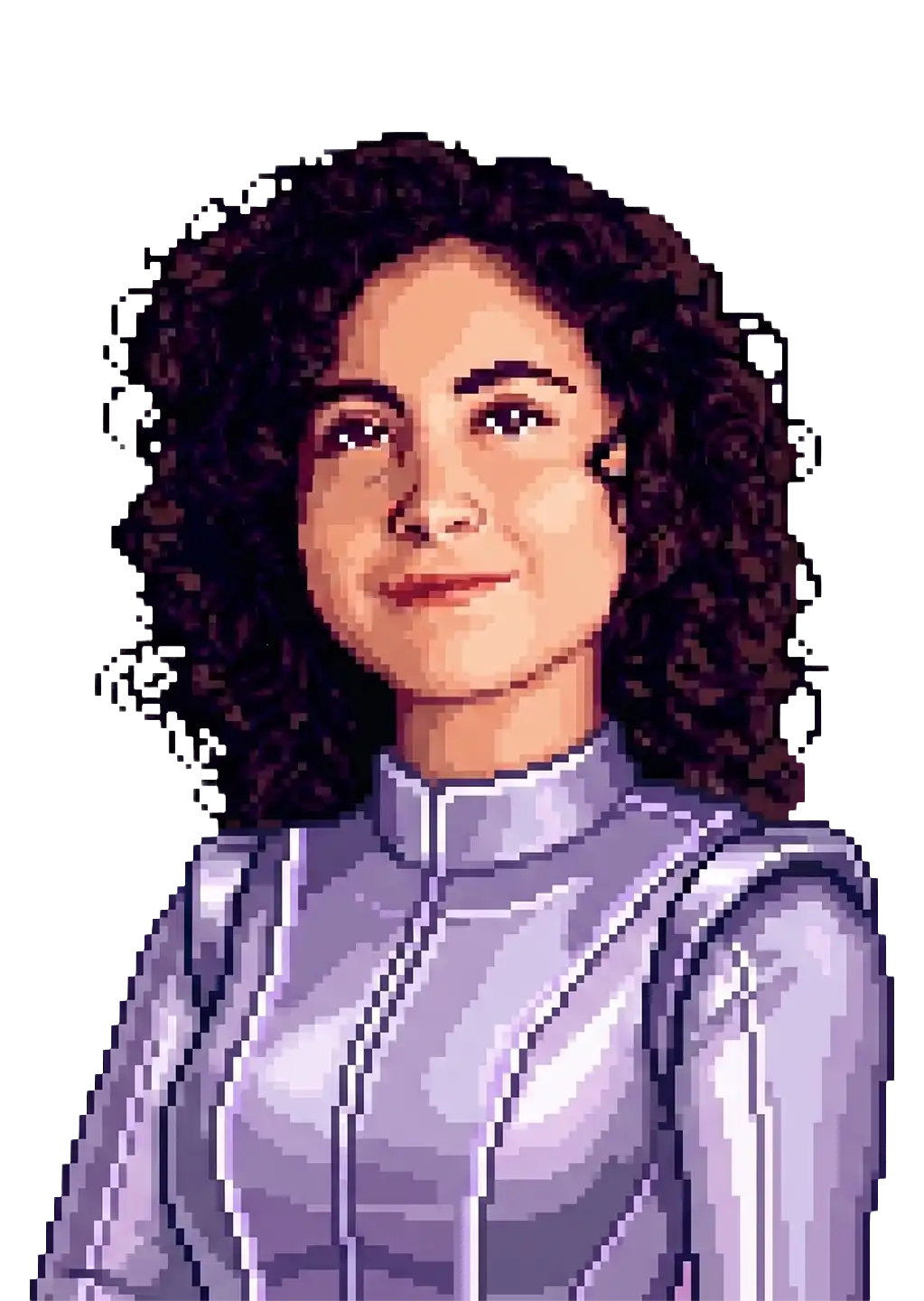 Cutout portrait of Vina